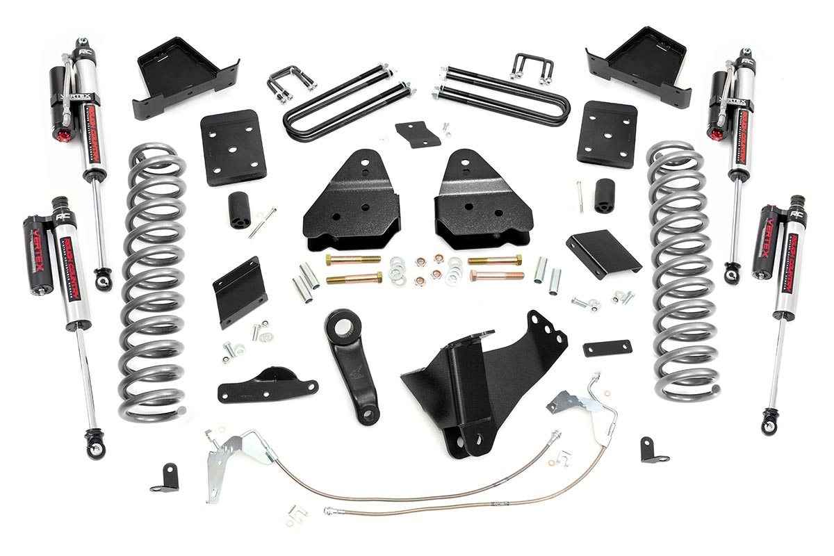 Ford F-250 Super Duty Suspension Lift Kit - Rough Country - 6 Inch Lift Kit | Gas | No OVLD | Vertex - '11-'14
